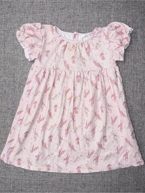 Marie Chantal size 3 Pima cotton dress with a sweet bunny print VGUC